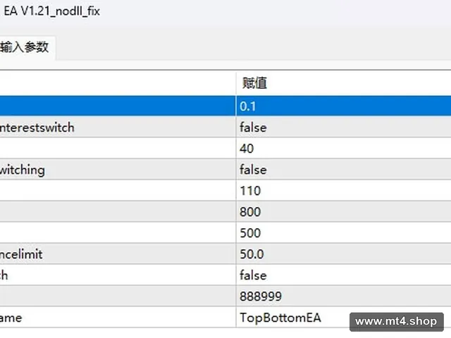 Topbottom EA V1.21_nodll_fix