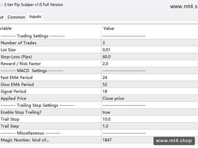 3 tier Pip Scalper v1.0 Full Version