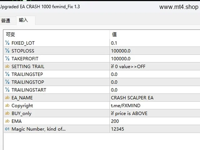 Upgraded EA CRASH 1000 fxmind_Fix