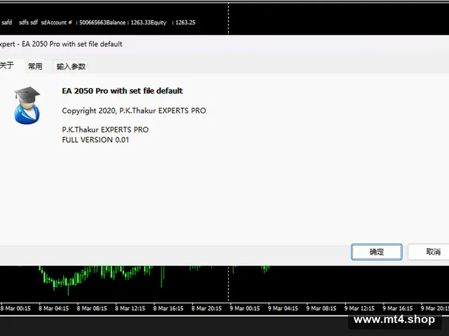 EA 2050 Pro with set file default