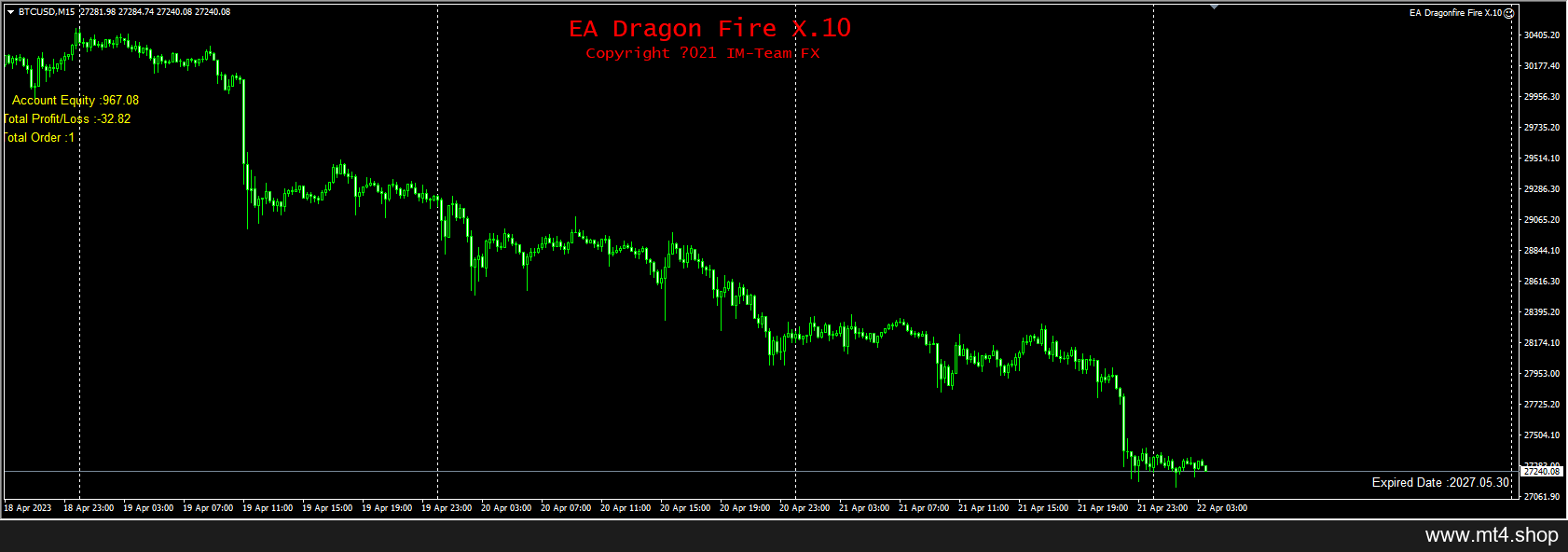 EA Dragonfire Fire