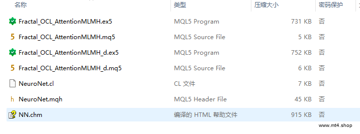 Neural NeW MT5 EXP 源码
