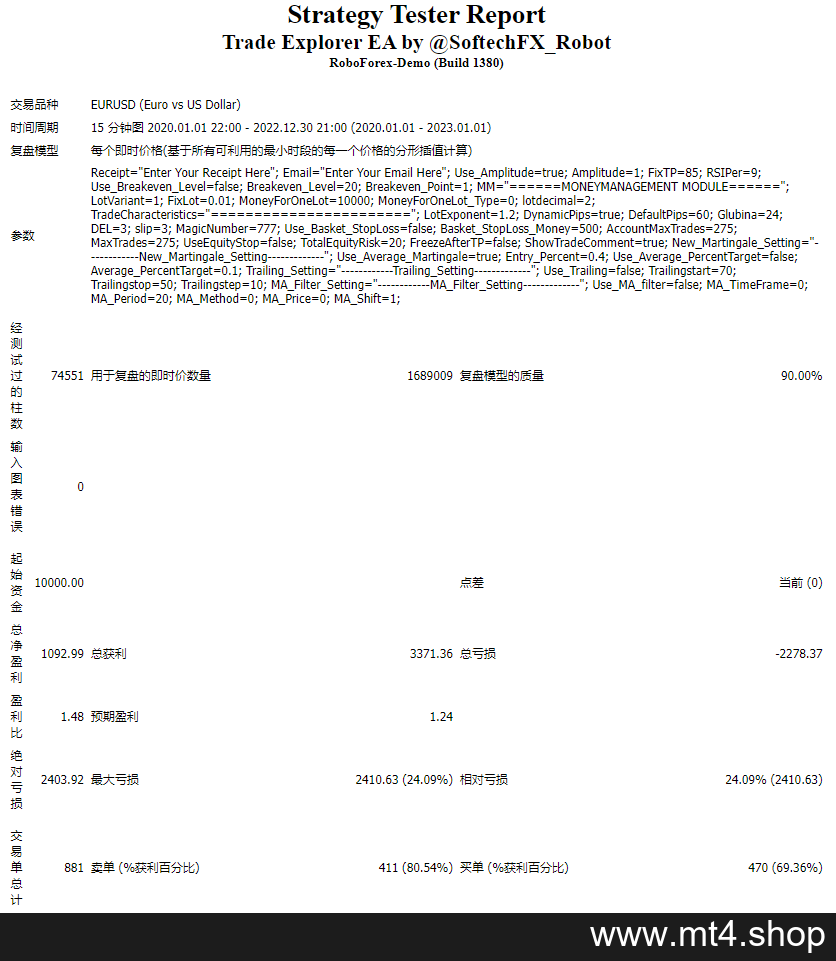 Trade Explorer EA-UNLIMITED