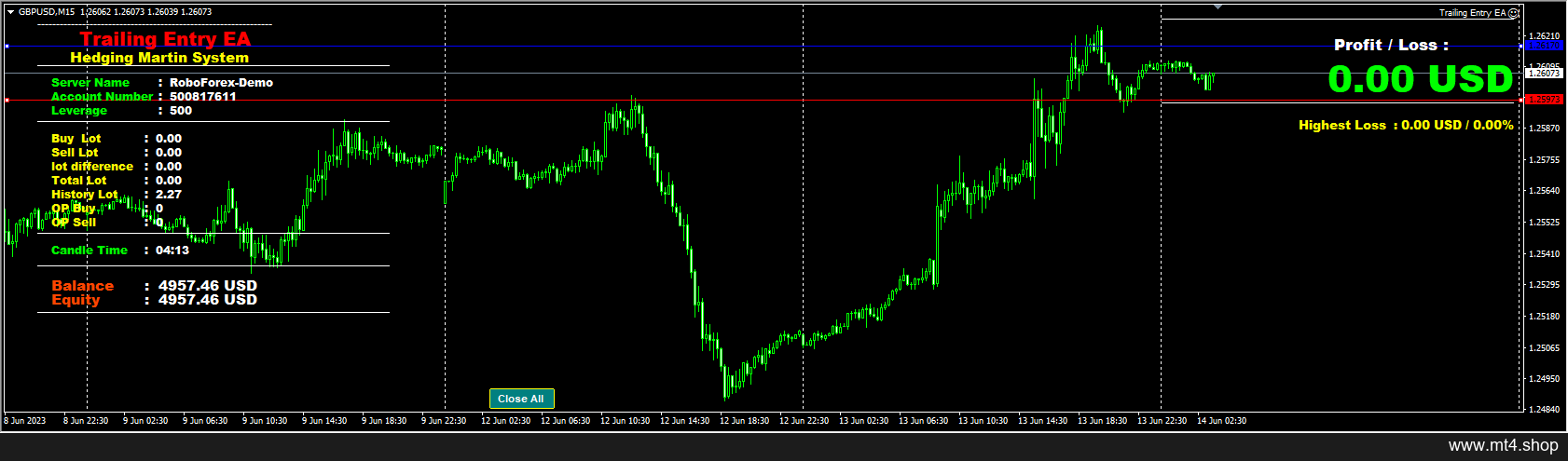 Trailing Entry EA