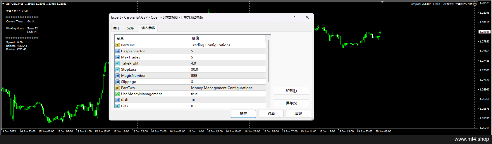 CaspianEA.GBP – Open – 5位数报价-十拿九稳2号版 含set