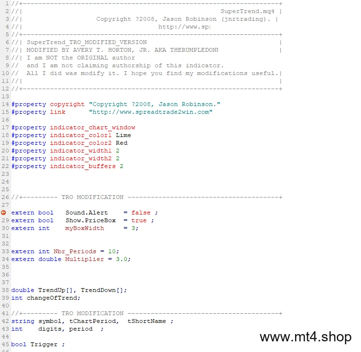 SuperTrend_TRO_MODIFIED_VERSION 源码