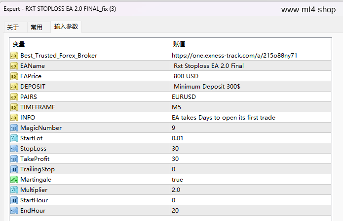 RXT STOPLOSS EA 2.0 FINAL_fix