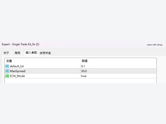 Single Trade EA_fix 图片 2