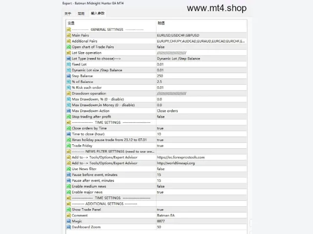 Batman Midnight Hunter EA MT4 图片 3