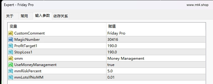 EA Friday Pro MT4