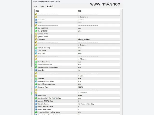 Mighty Makers EA MT4_nodll 图片 5