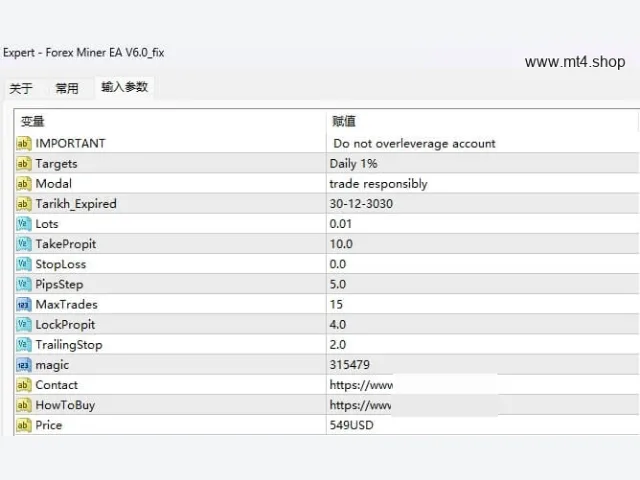 Forex Miner EA V6.0_fix 图片 3