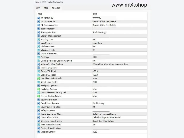 MT4 Hedge Scalper EA 图片 3