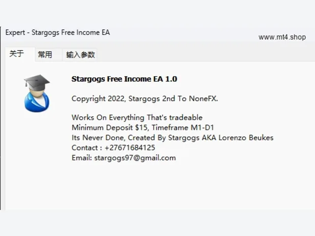 Stargogs Free Income EA MT4 图片 3