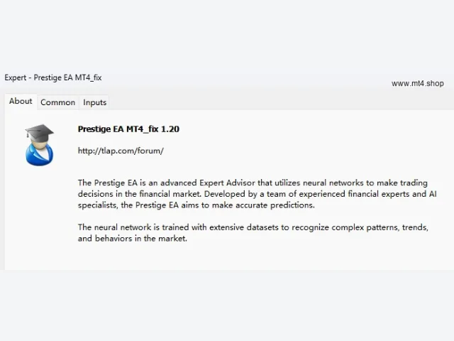 Prestige EA MT4_fix 图片 2