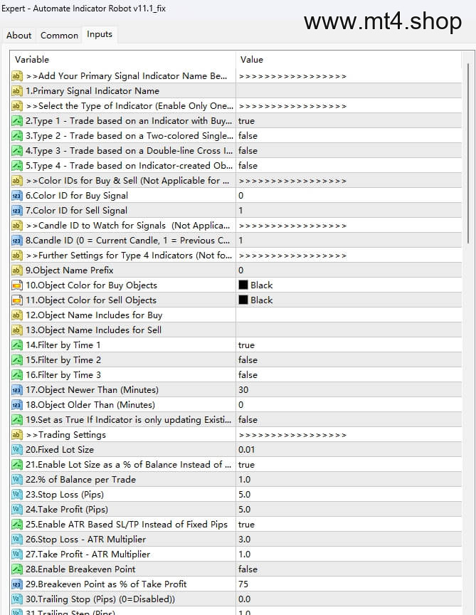Automate Indicator Robot v11.1_fix