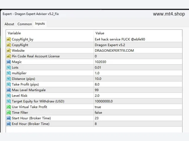 Dragon Expert Advisor v5.2_Fix 图片 3