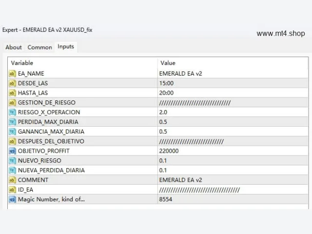 EMERALD EA v2 XAUUSD_fix 图片 2