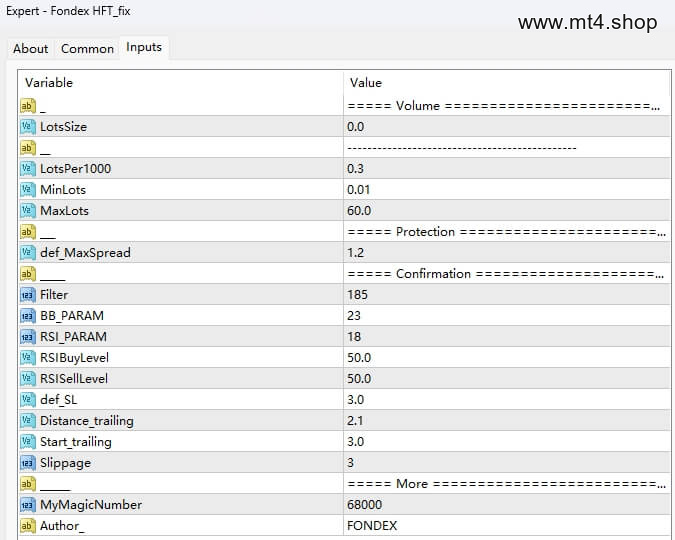 Fondex HFT_fix
