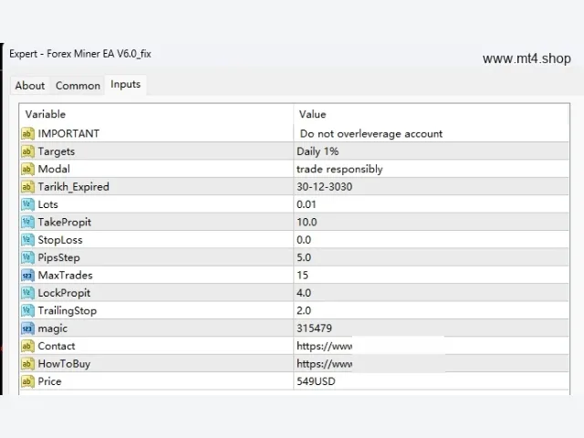 Forex Miner EA V6.0_fix 图片 3