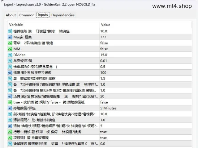 Leprechaun v2.0 – GoldenRain 2.2 open NOGOLD_fix 图片 3