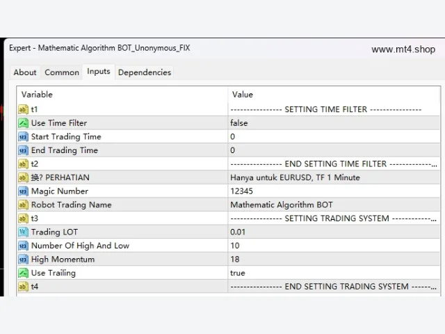 Mathematic Algorithm BOT_Unonymous_FIX 图片 3