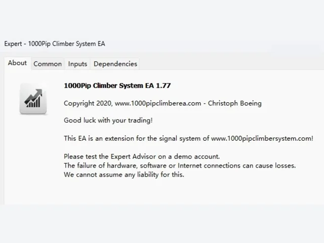 1000Pip Climber System EA 图片 2