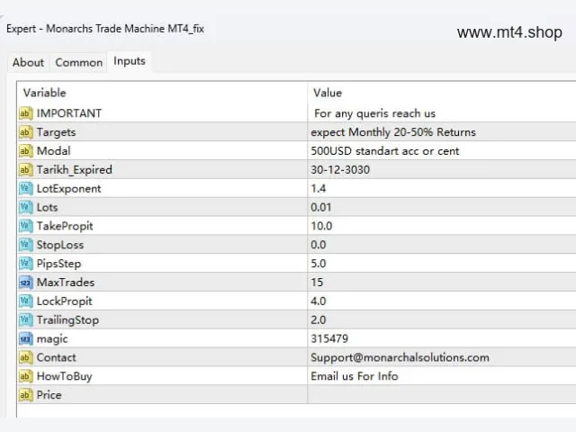 Monarchs Trade Machine MT4_fix 图片 3