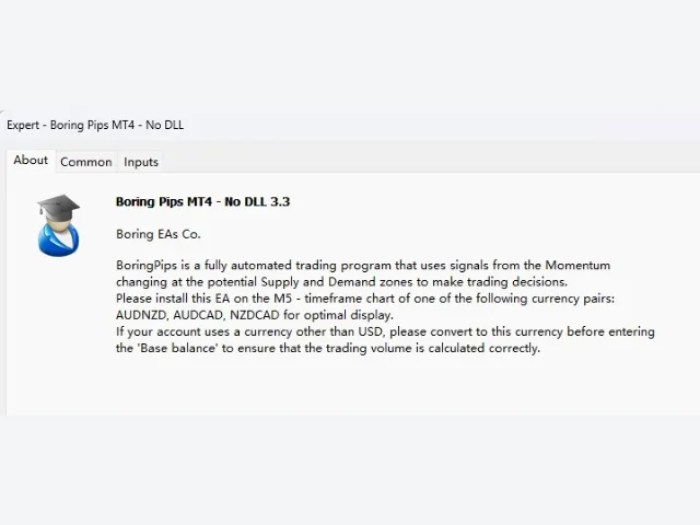 Boring Pips MT4 – No DLL 图片 2