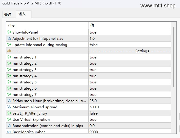 Gold Trade Pro V1.7 MT5 (no dll)