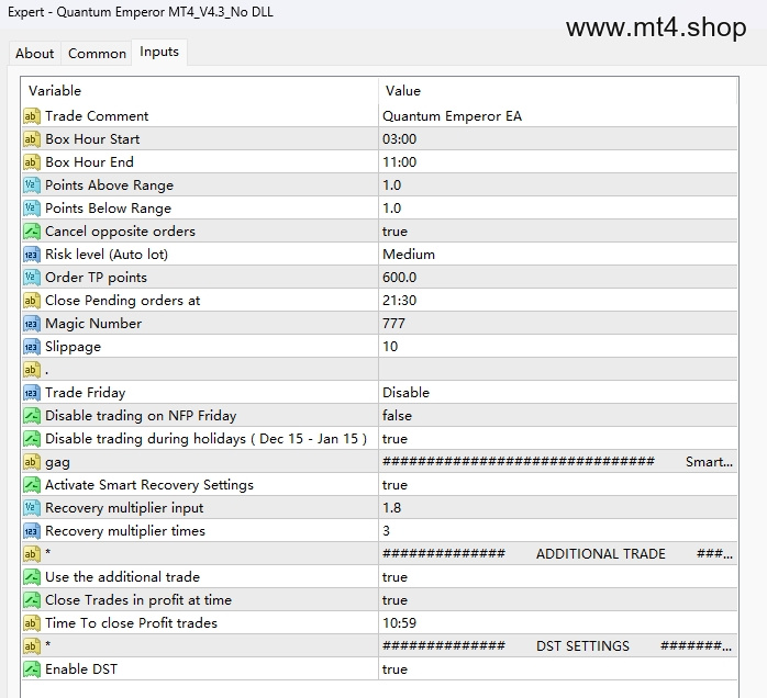 Quantum Emperor MT4_V4.3_No DLL