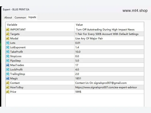 BLUE PRINT EA 图片 3