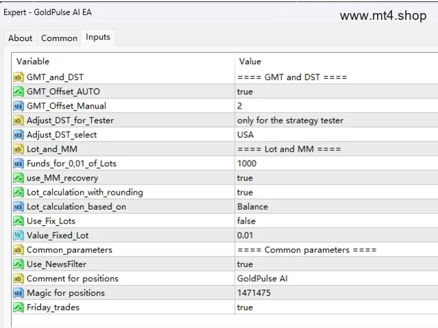 GoldPulse AI EA 图片 3