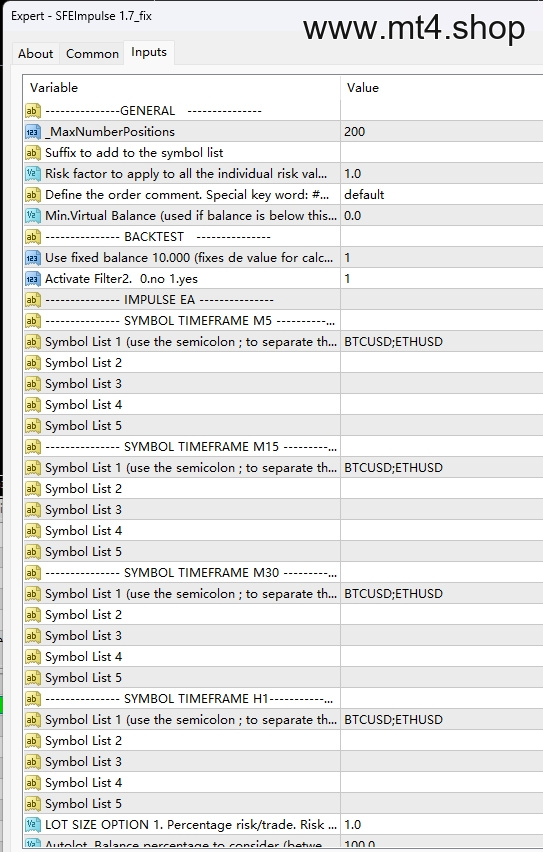 SFEImpulse 1.7