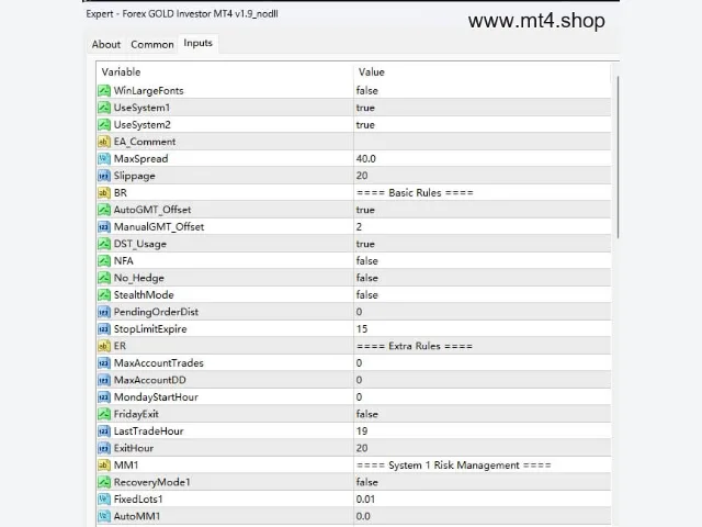 Forex GOLD Investor MT4 v1.9_nodll[XAUUSD] 图片 2