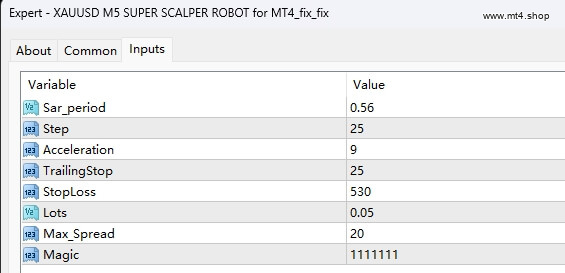 XAUUSD M5 SUPER SCALPER ROBOT for MT4_fix_fix