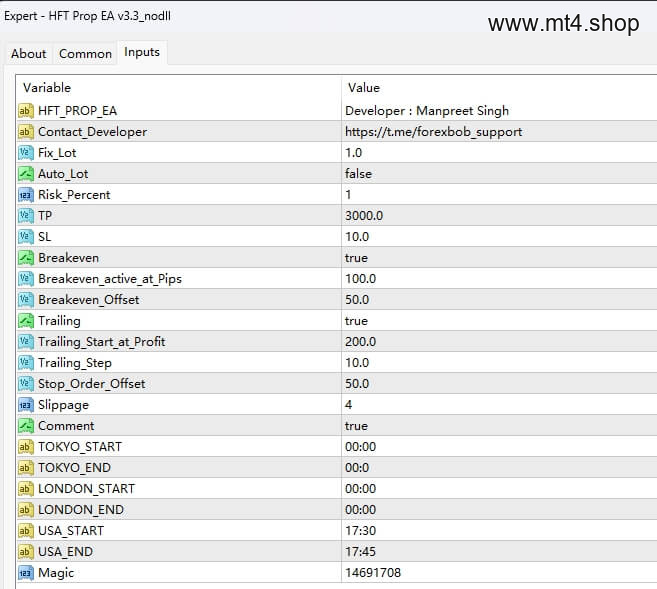 HFT Prop EA v3.3_nodll