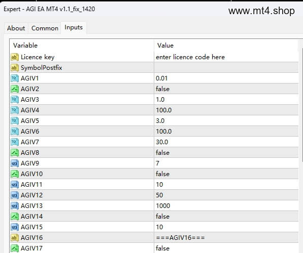 AGI EA MT4 v1.1_fix_1420