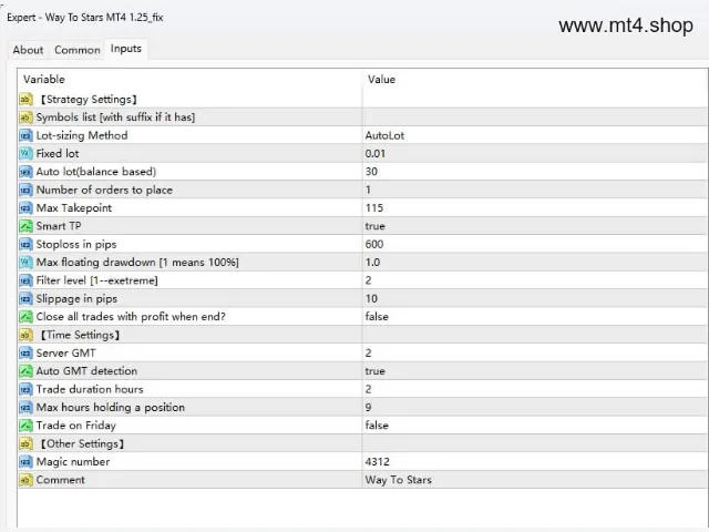 Way To Stars MT4 1.25_fix 图片 2