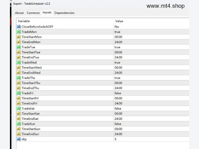 TradeScheduler v2.3 图片 2