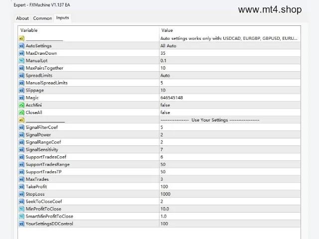 FXMachine V1.137 EA 图片 2