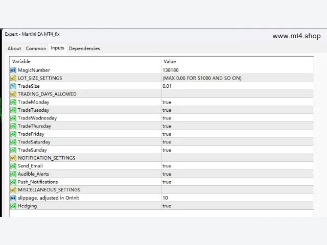 Martini EA MT4_fix 图片 2