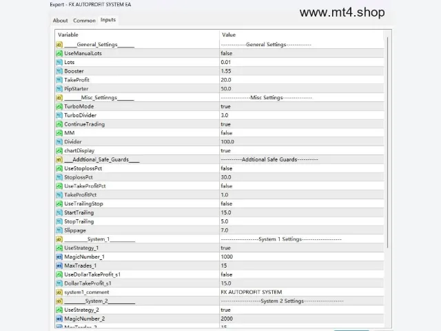 FX AUTOPROFIT SYSTEM EA 图片 2