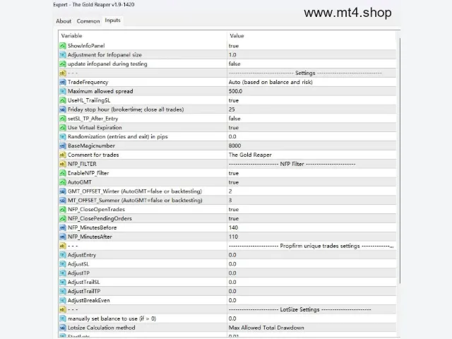 The Gold Reaper v1.9-1420[XAUUSD][Any TF] 图片 2