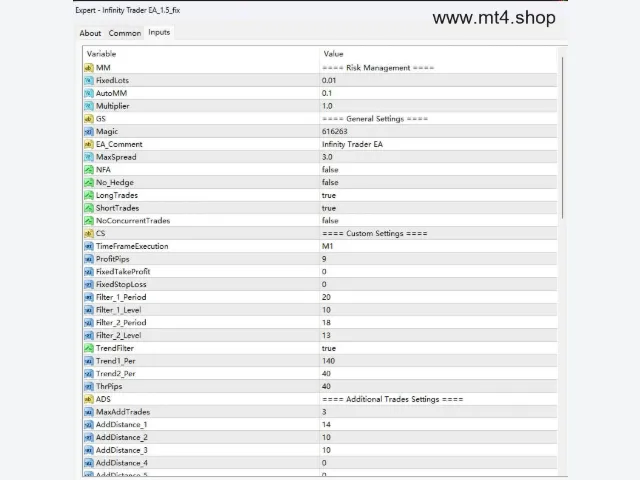 Infinity Trader EA_1.5_fix 图片 2
