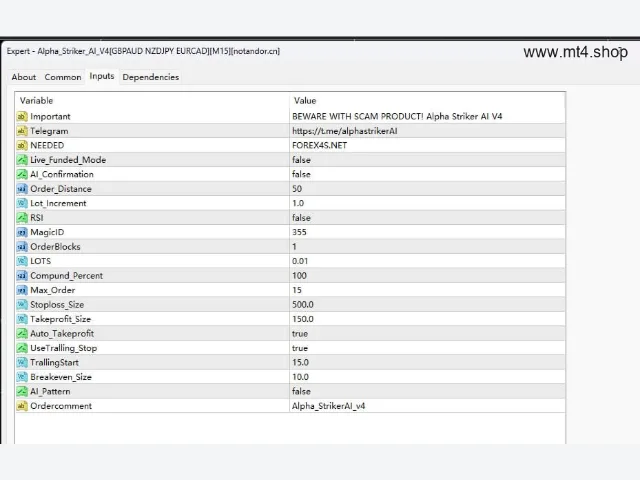 Alpha_Striker_AI_V4[GBPAUD NZDJPY EURCAD][M15] 图片 2