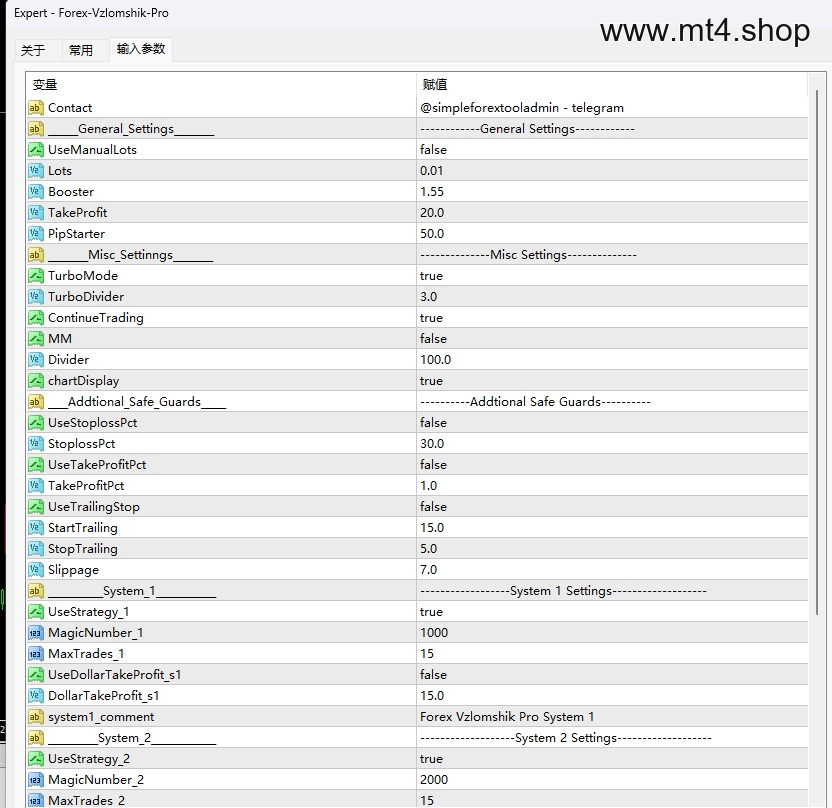 Forex-Vzlomshik-Pro MQ4 源码