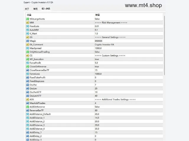 Crypto Investor v1.1 EA 图片 5