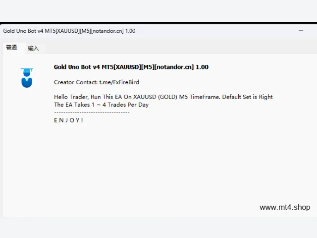 Gold Uno Bot v4 MT5[XAUUSD][M5] 图片 5