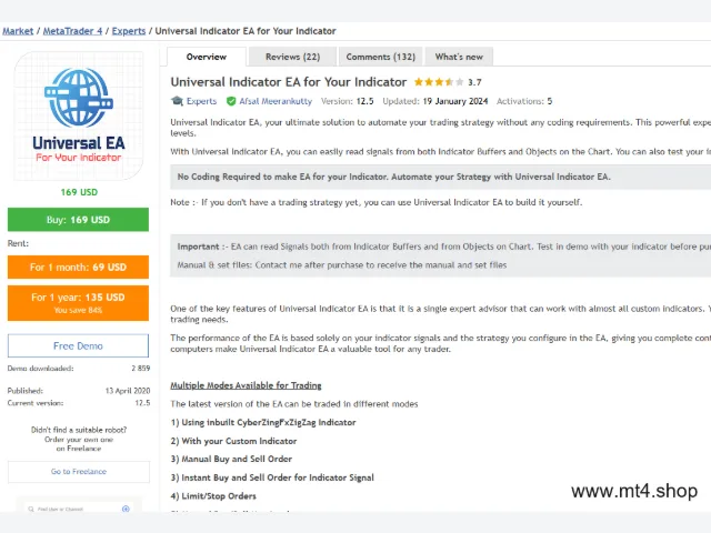 Universal Indicator EA for Your Indicator v12.3 EA 图片 2